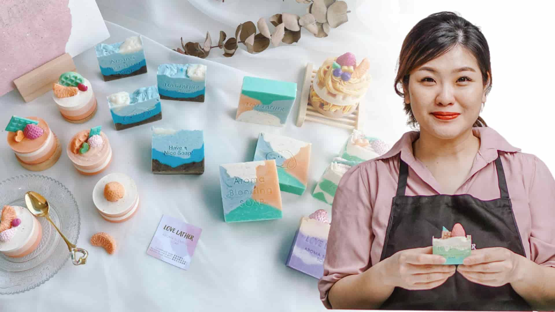 教你从零手作「韩式绝美造型皂」发挥美学和创意！ / Cold Pressed Korean Style DIY Soap Making For Beginners