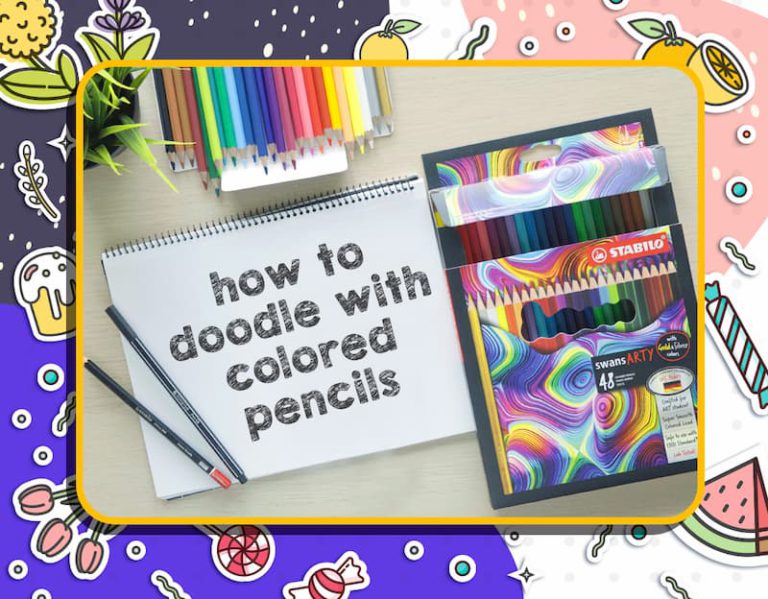 How to Doodle with Colored Pencils