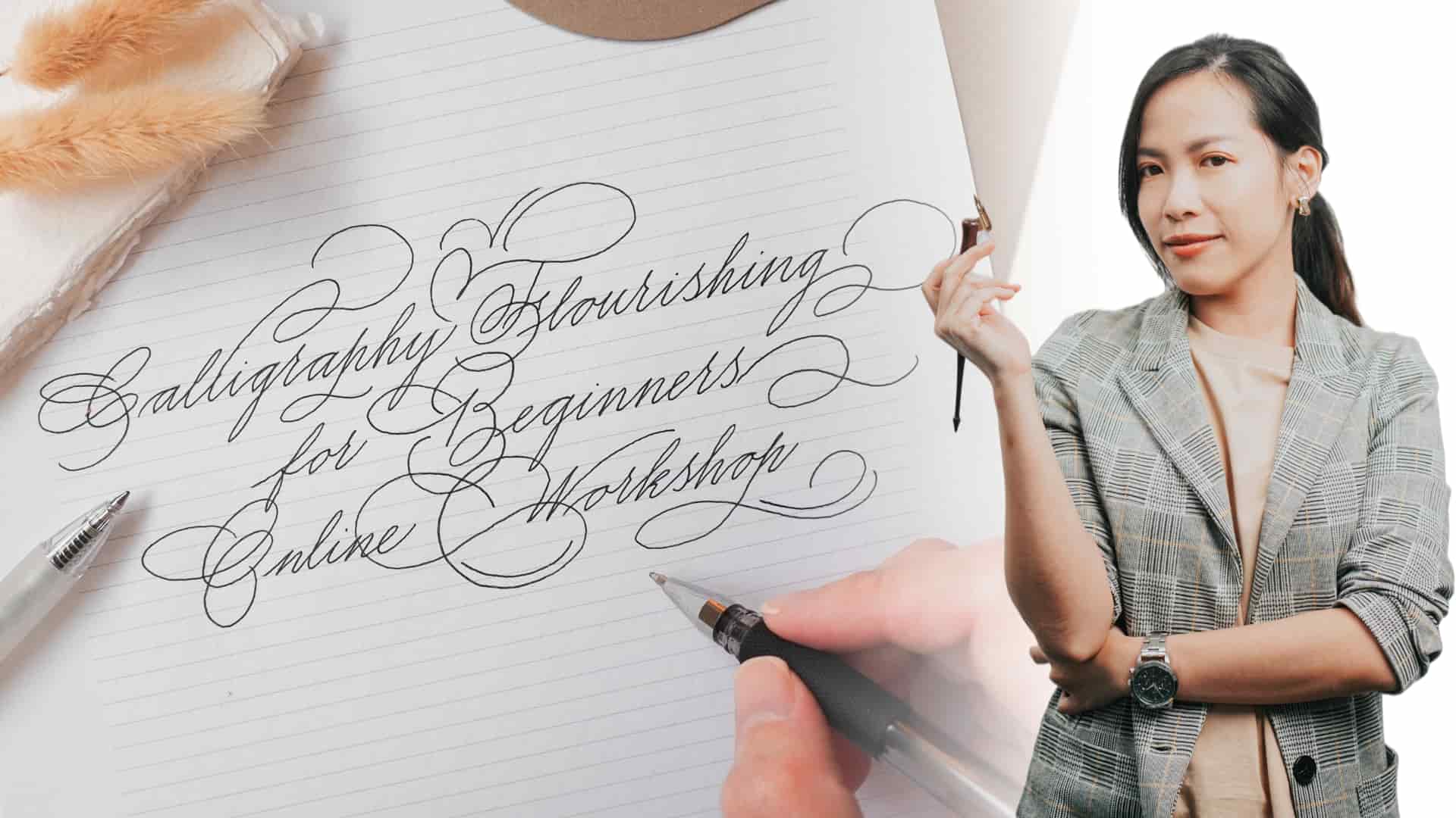 Calligraphy Flourishing for Beginners with Kelly