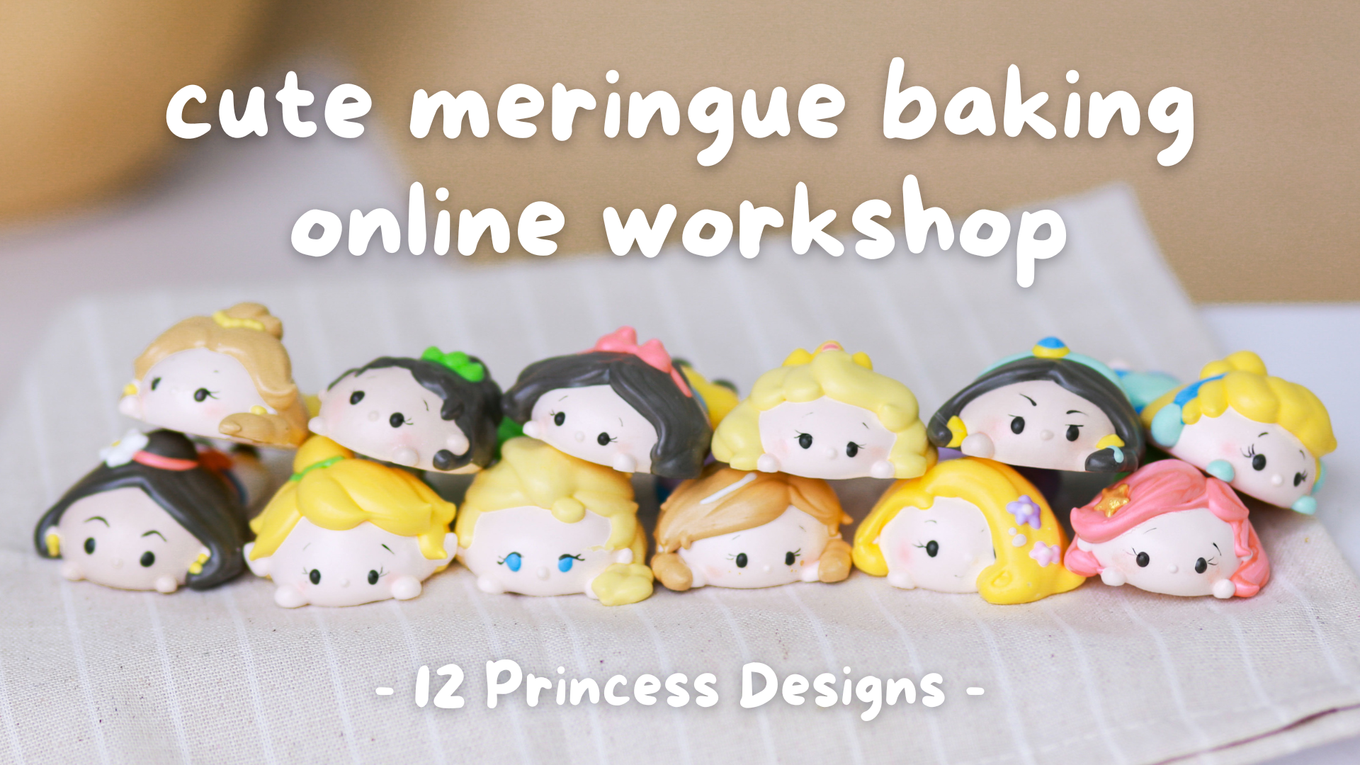 Learn to Make Your Own Disney Princess Meringue Cookies with Sugariffic